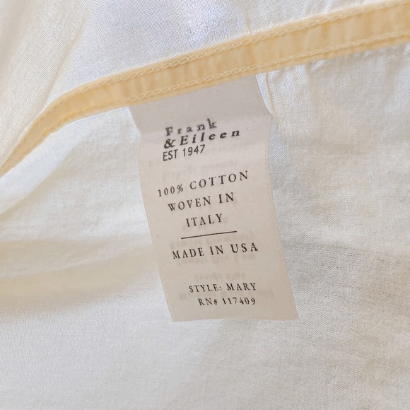 Frank & Eileen Mary Shirt Dress in Yellow M - Picture 6 of 7